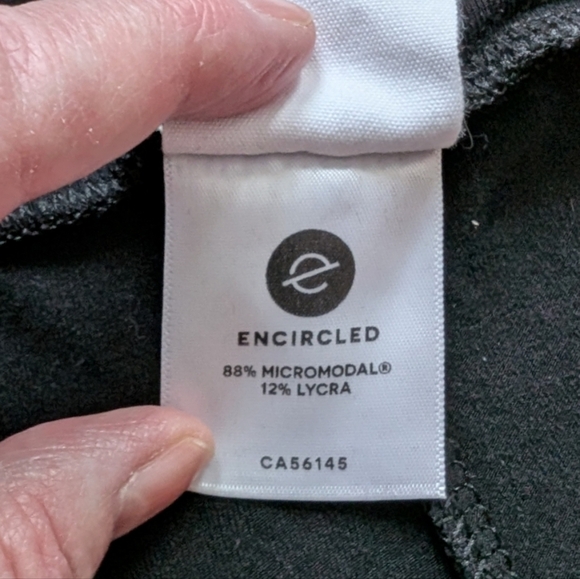 Encircled The Dressy Sweatpant Womens XS Stretch Pull On Elastic Waist Black - Picture 12 of 16